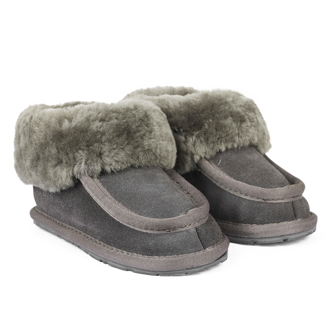 Slippers with lambswool