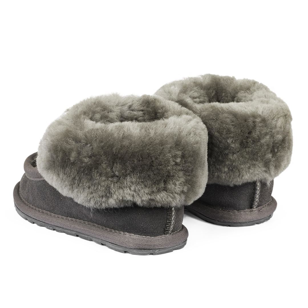 Slippers with lambswool