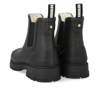 Rain boots with wool lining