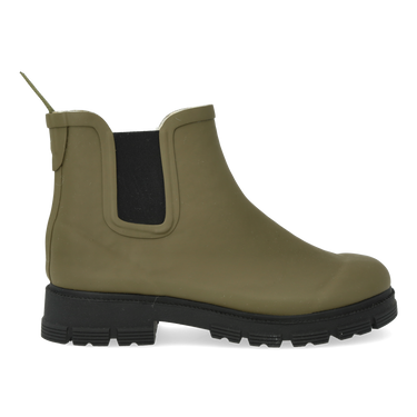 Rain boots with wool lining