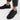 Glitter sneaker with platform sole