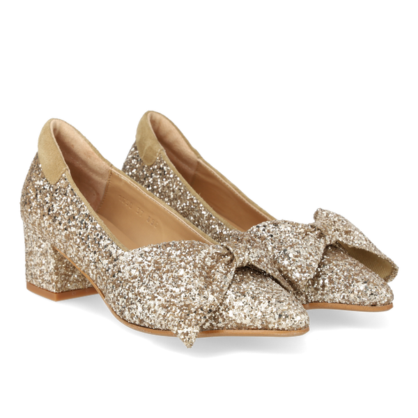 ANGULUS 1550-105 Bow pump in sparkling glitter - SHINE
