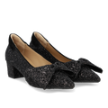 Bow Pump in Sparkling Glitter