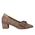 Bow Pump in Sparkling Glitter