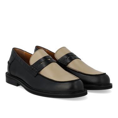 Classic Penny loafer with colourblock
