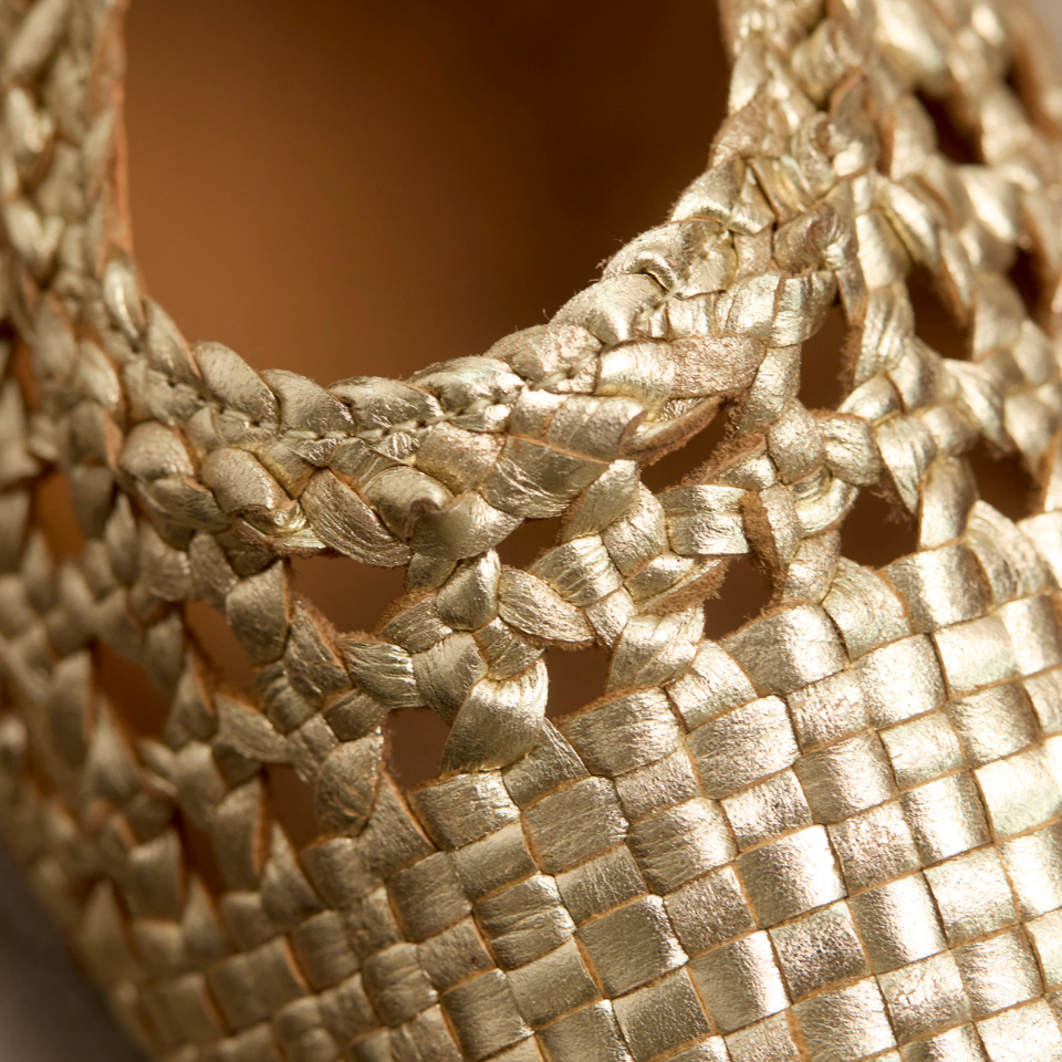 Soft hand-braided ballerina with bow detail