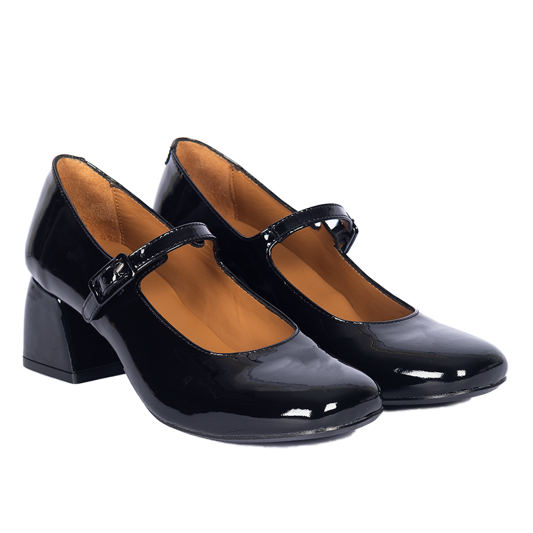Mary Jane with sculptural heel