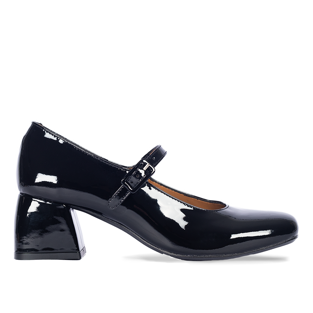 Mary Jane with sculptural heel