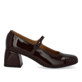 mary janes with sculptural heel