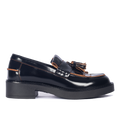 Chunky Penny loafer with fringe and tassel detail
