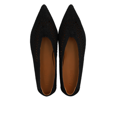 Woven ballerina with pointy nose