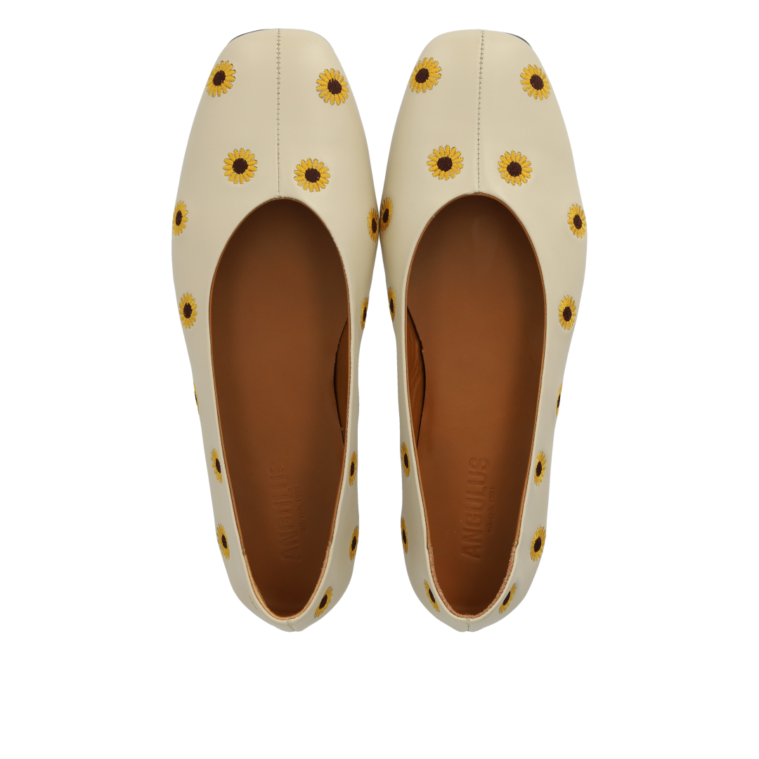 ballerina with sunflower embroidery