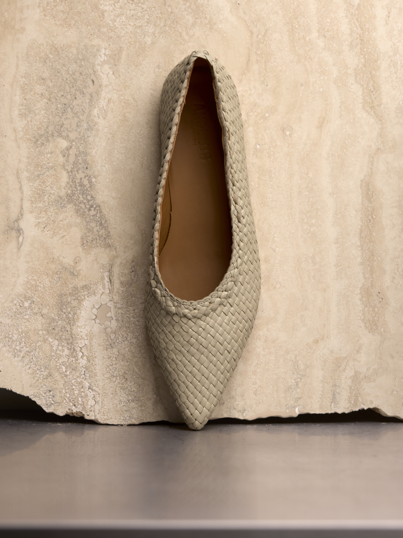 handwoven ballerina with pointed toe