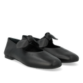 ballerina with decorative elastic bow detail