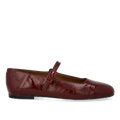 Mary Jane ballerina with a moderately square toe