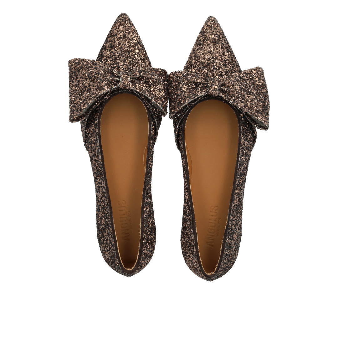 Bow Ballerina in Sparkling Glitter