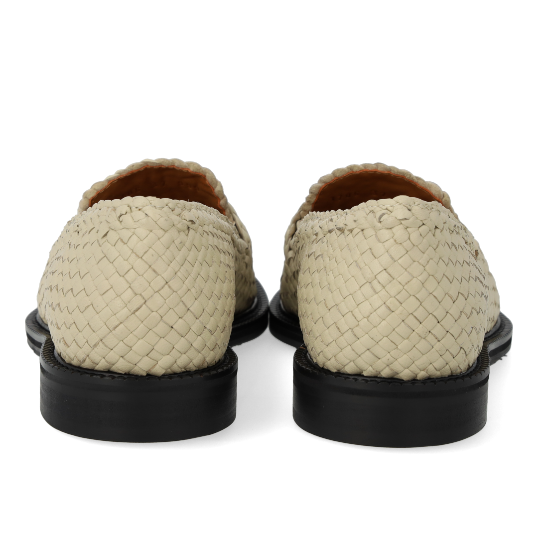 Hand-braided penny loafer