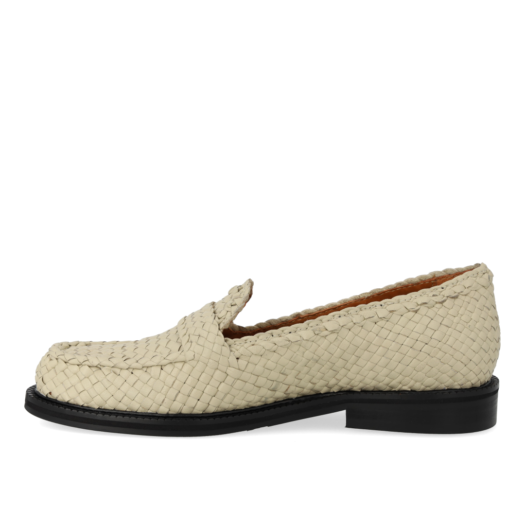 Hand-braided penny loafer