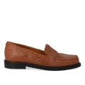 Hand-braided penny loafer