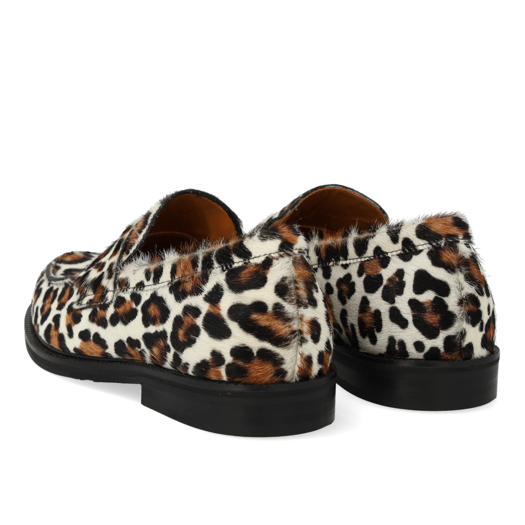 Classic Penny loafer in patterned pony hair
