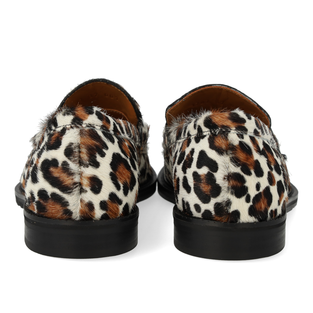 Classic Penny loafer in patterned pony hair