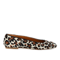 Ballerina in leopard-print pony hair