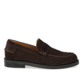 Penny loafer with hand-braided detail