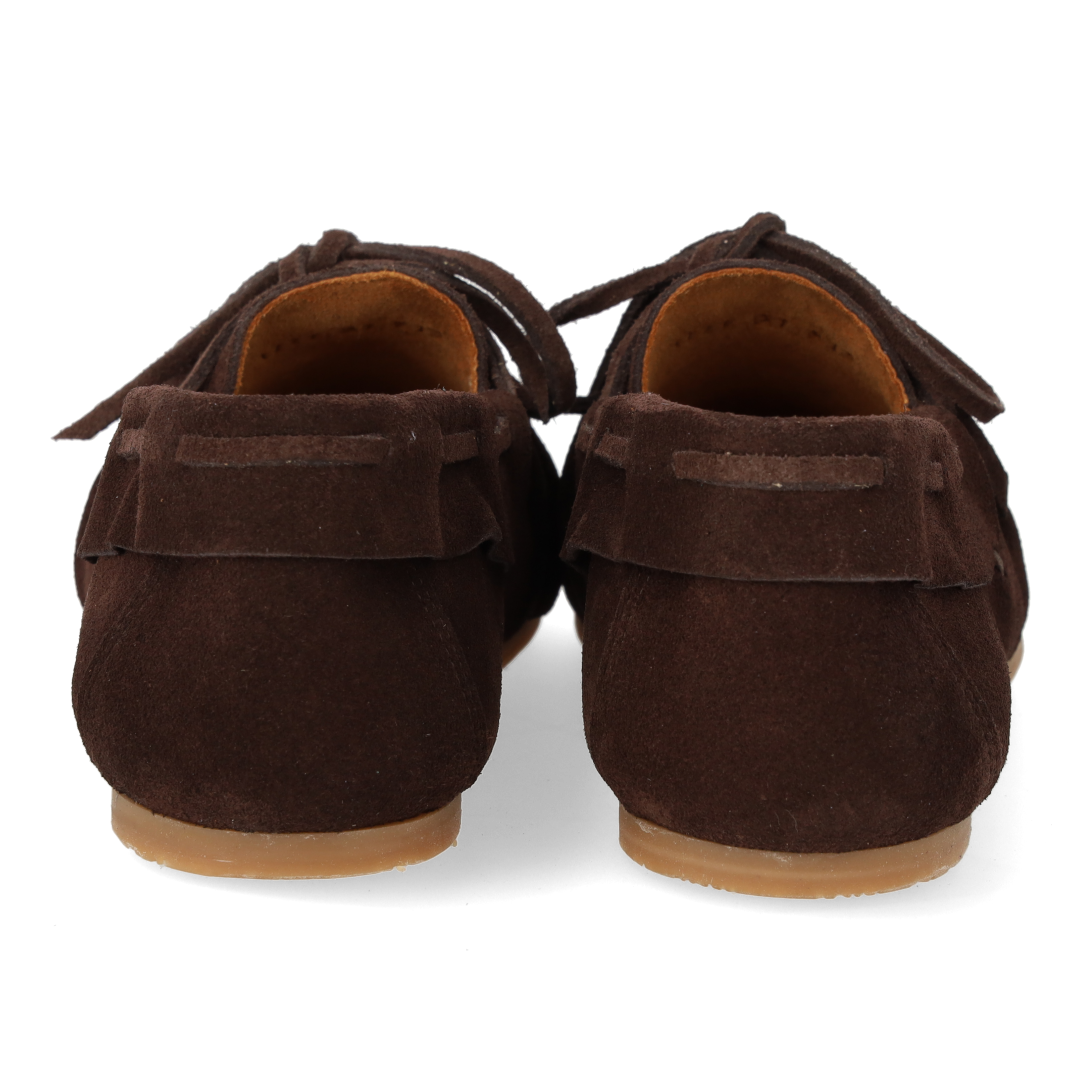 Ultra-soft moccasin with laces