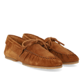 Ultra-soft lace-up moccasin