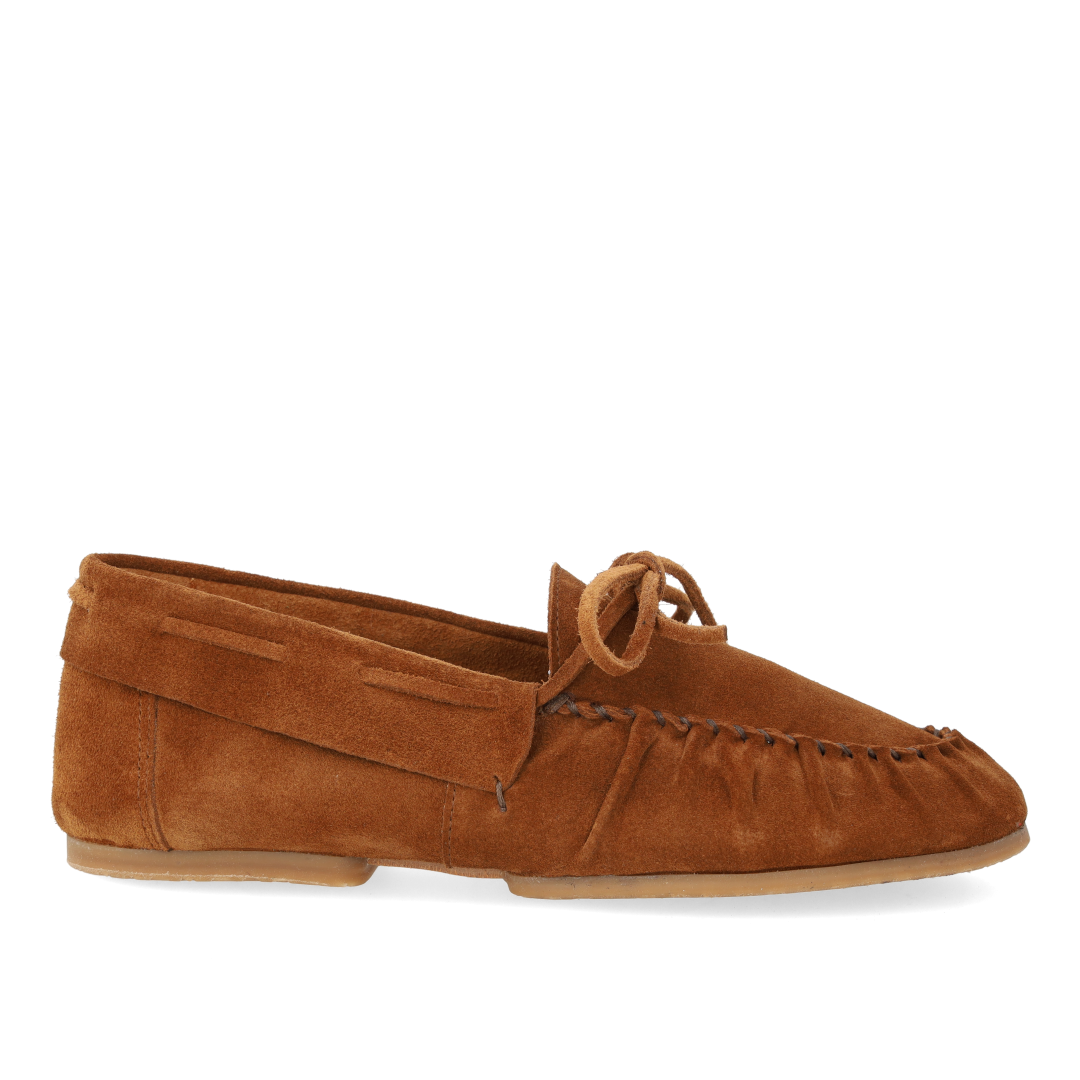 Ultra-soft lace-up moccasin