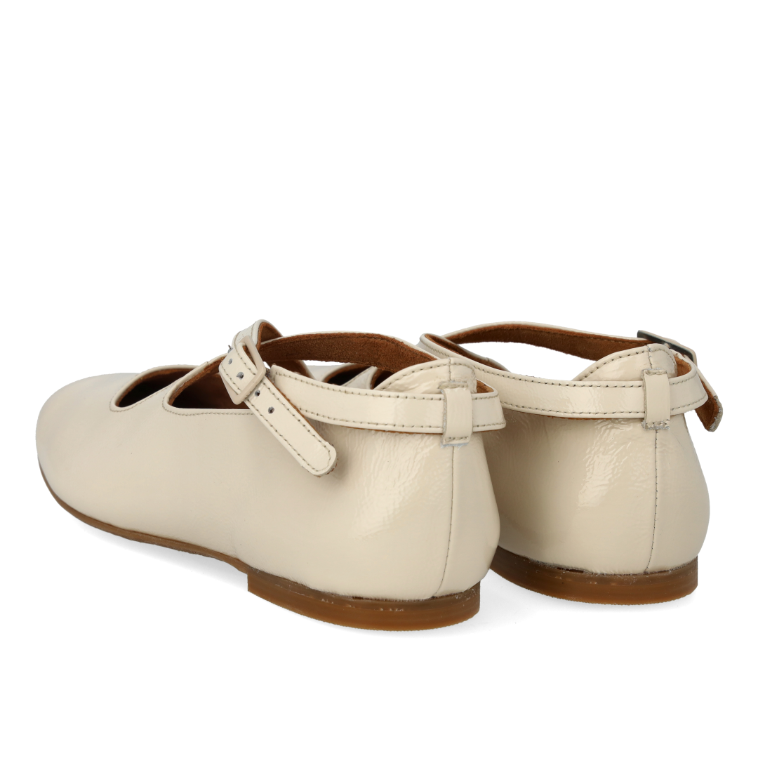 Mary Jane ballerina with cross detail