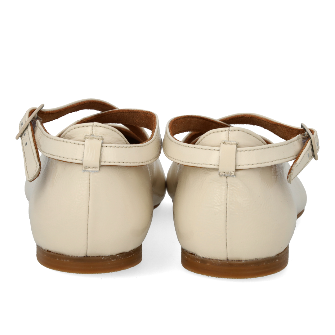 Mary Jane ballerina with cross detail