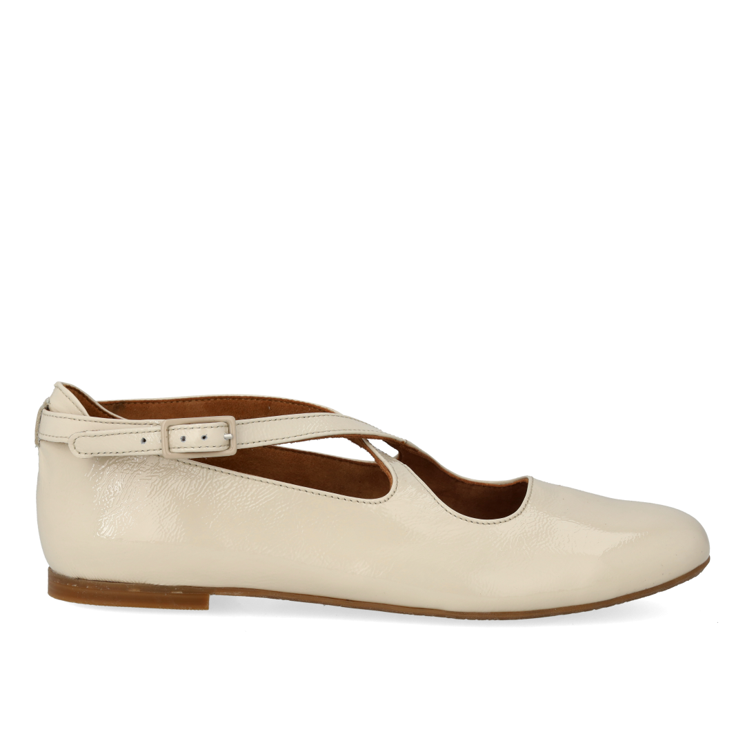 Mary Jane ballerina with cross detail