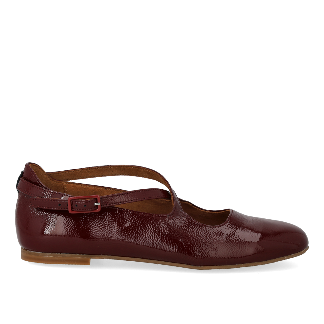 Mary Jane ballerina with cross detail