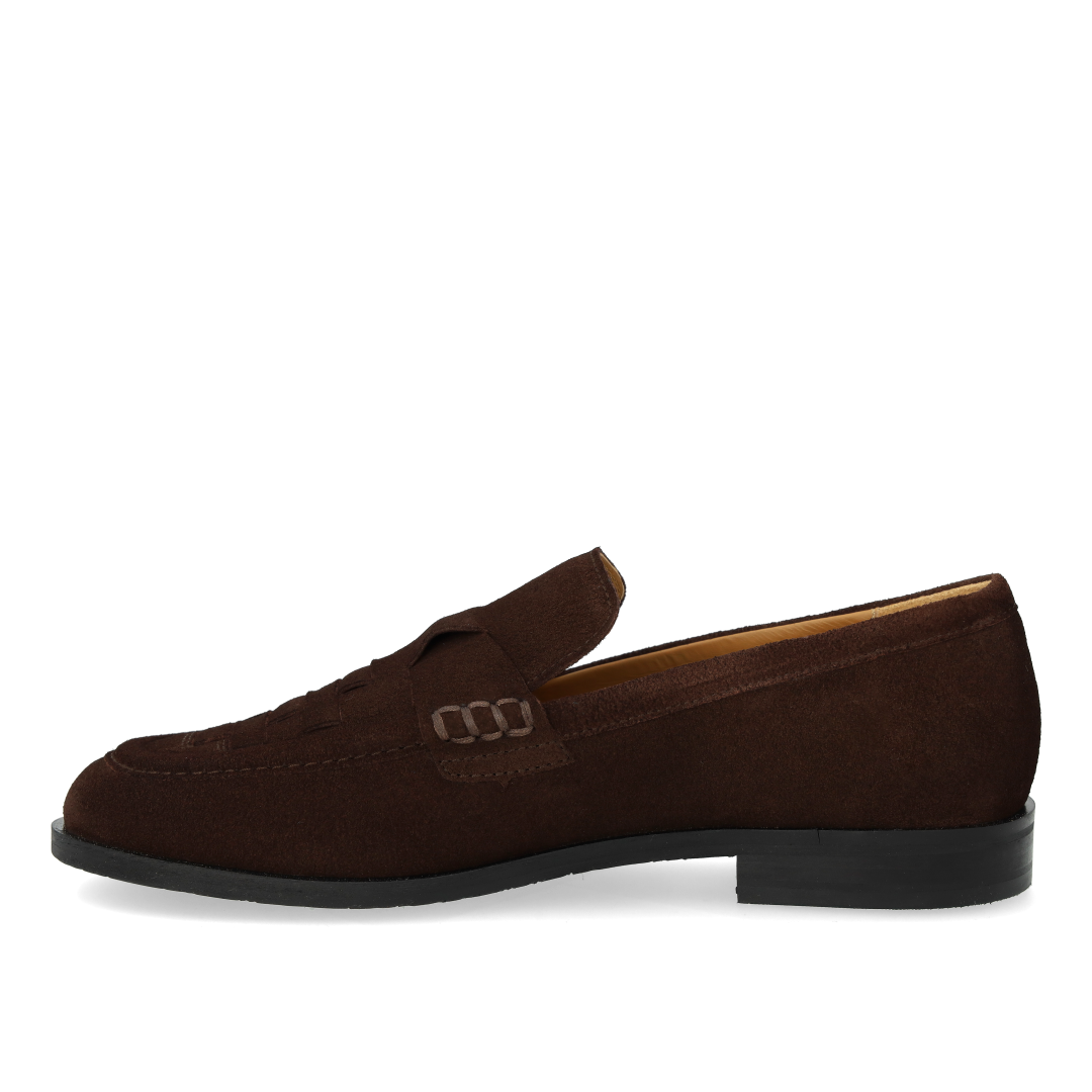Loafer with braided detail