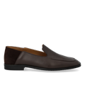 Loafer with suede detail