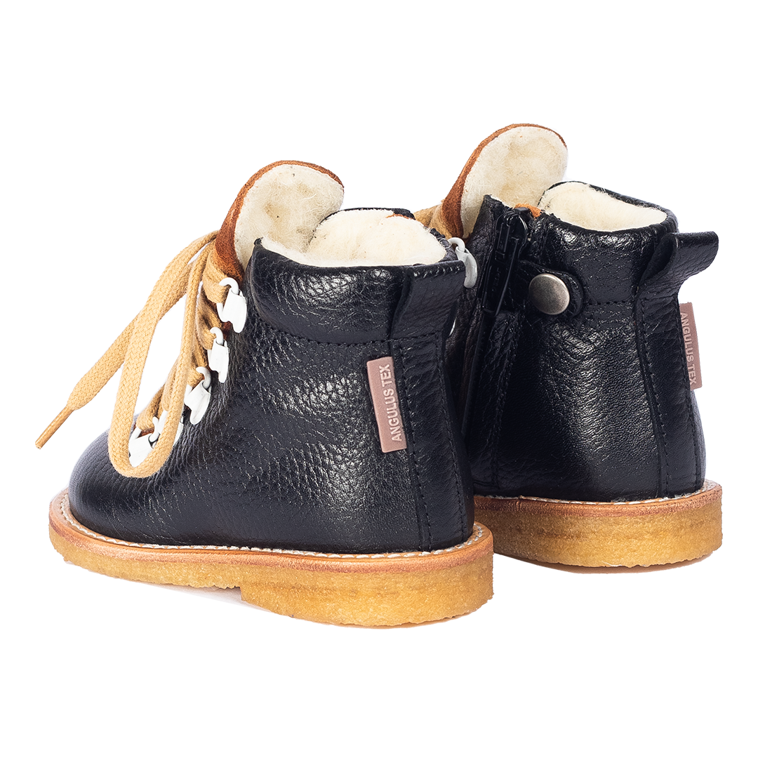 TEX-boot with laces and zipper