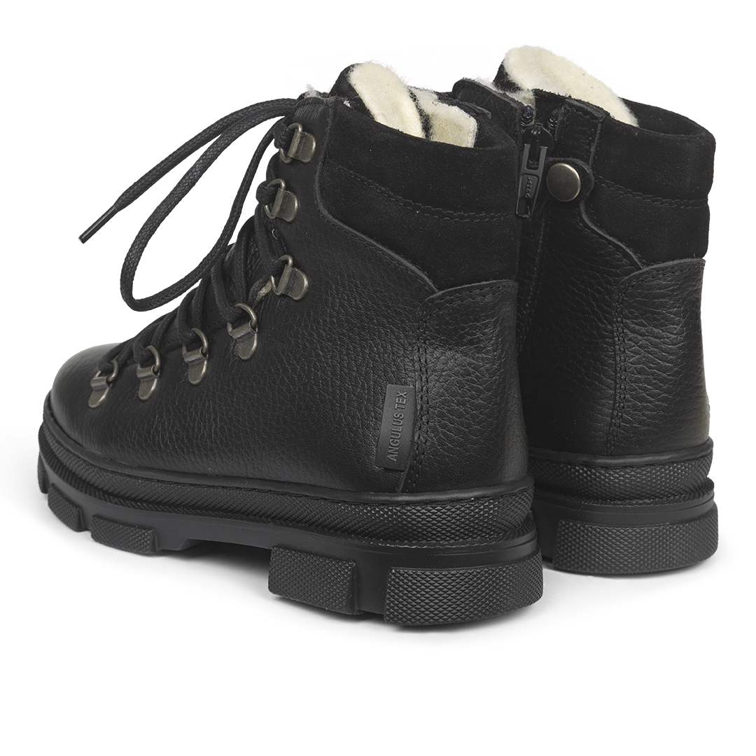 TEX lace-up boot with zipper