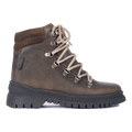 TEX-Lace-up boot with zipper and wool lining