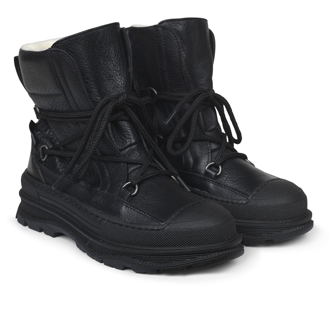 TEX-boot with laces and zipper