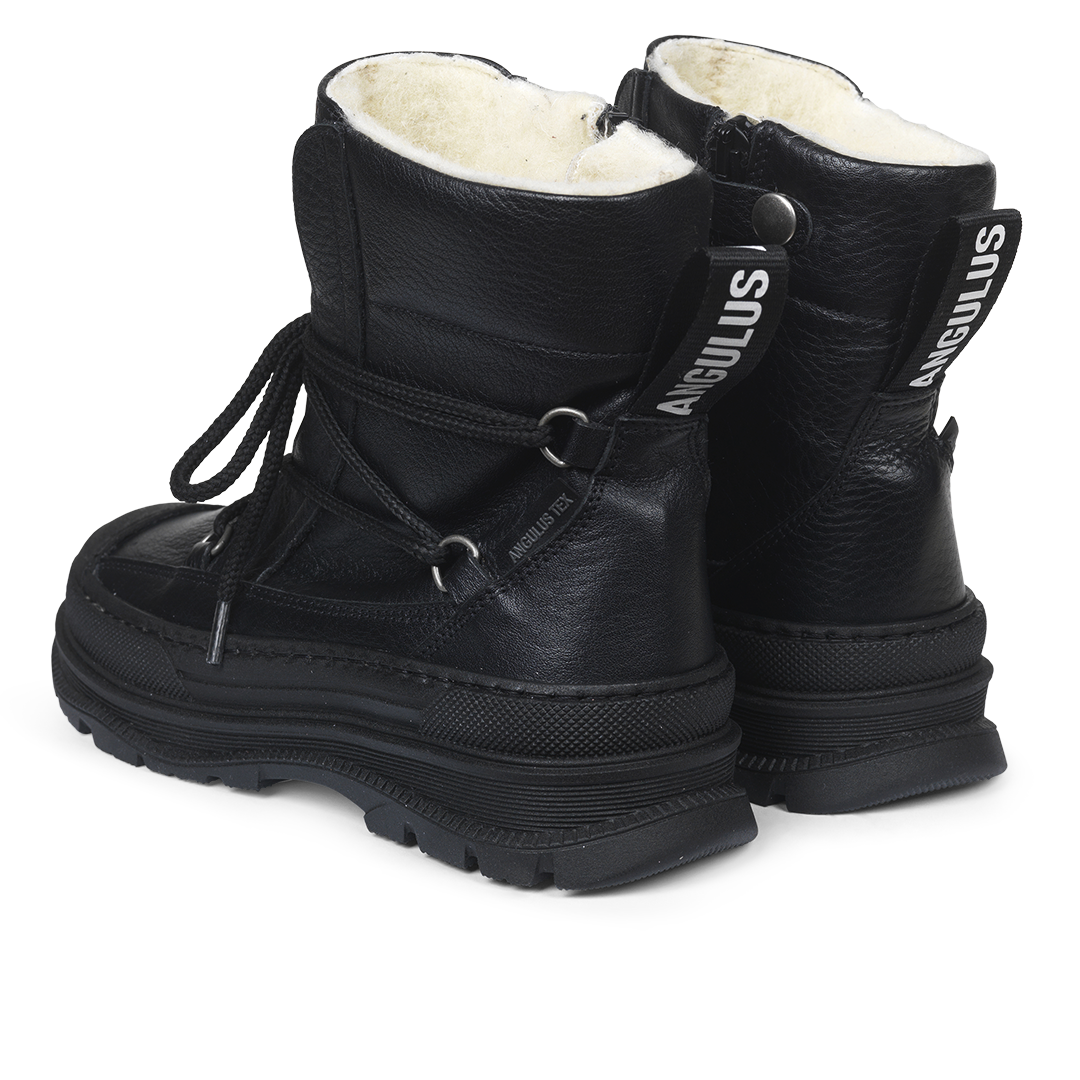 TEX-boot with laces and zipper