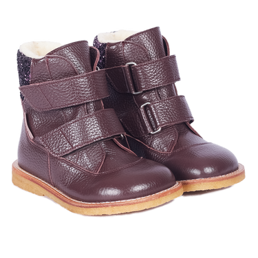 TEX-boot with glitter and velcro closure