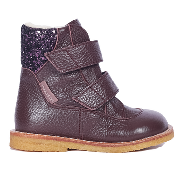 TEX-boot with glitter and velcro closure