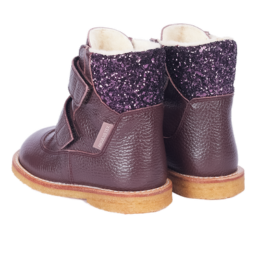 TEX-boot with glitter and velcro closure