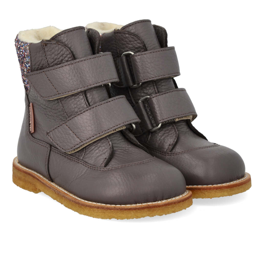 TEX-Boot with glitter and velcro
