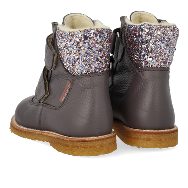 TEX-boot with glitter and velcro closure