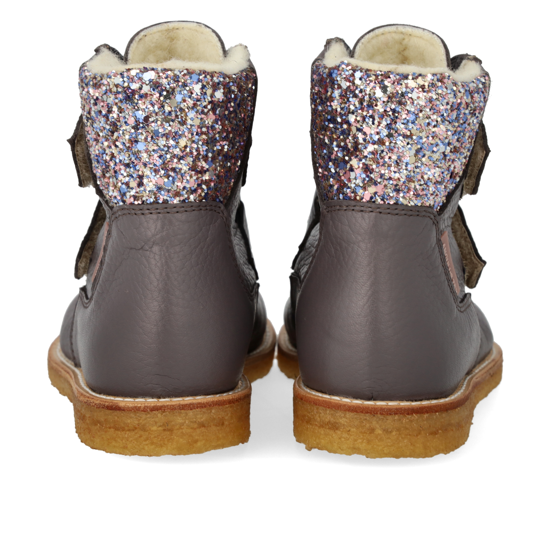 TEX-Boot with glitter and velcro