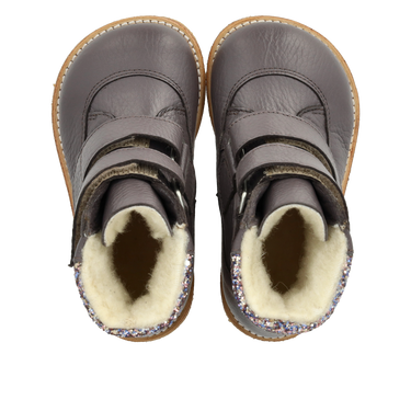 TEX-boot with glitter and velcro closure