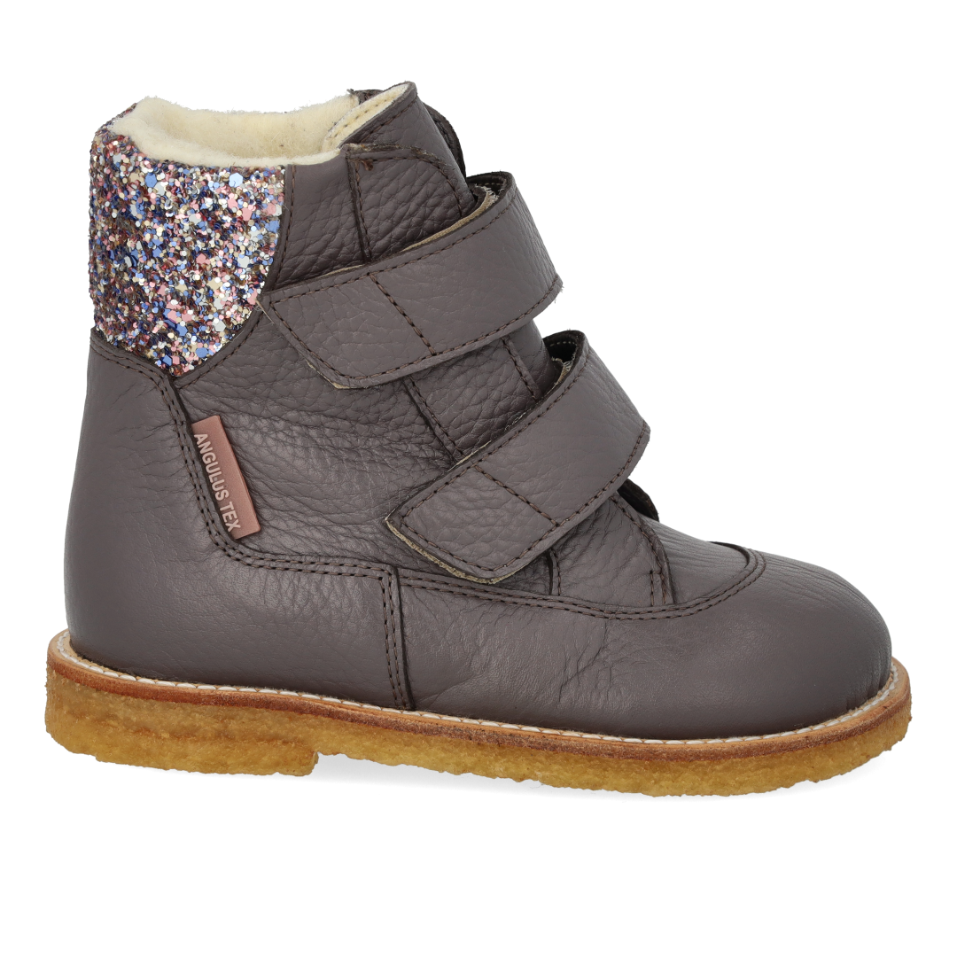 TEX-Boot with glitter and velcro