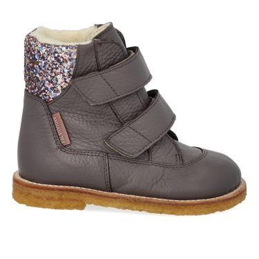 TEX-boot with glitter and velcro closure